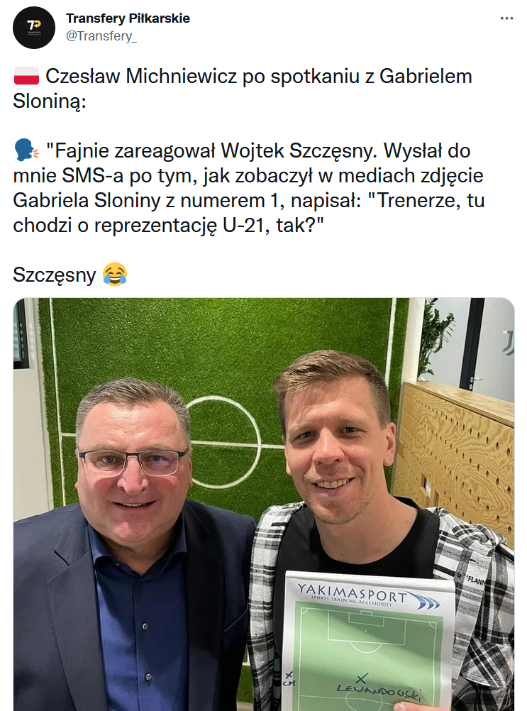 REAKCJA Wojciecha Szczęsnego na spotkanie Michniewicza ze Sloniną xD